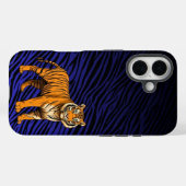 Gradient Tiger Pattern with Tiger  Case-Mate iPhone Hülle (Rückseite (Horizontal))