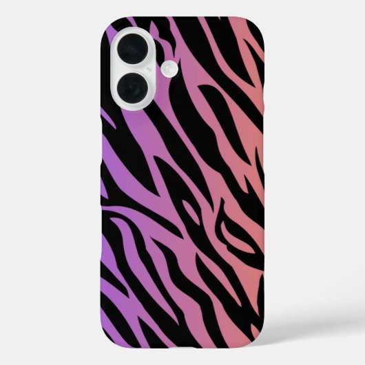 Gradient Tiger Stripe iPhone Case (Rückseite)