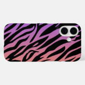 Gradient Tiger Stripe iPhone Case (Rückseite (Horizontal))