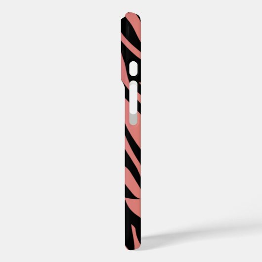 Gradient Tiger Stripe iPhone Case (Rückseite / Links)