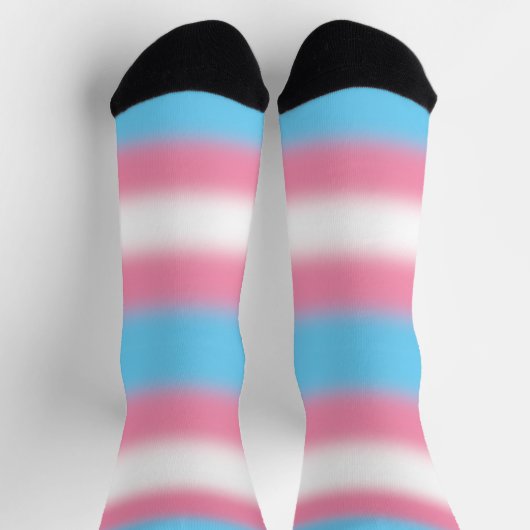 Gradient Trans Pride Socken (Oben)