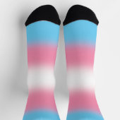 Gradient Trans Pride Socken (Oben)