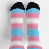 Gradient Trans-Stolz Socken (Oben)