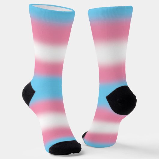 Gradient Trans-Stolz Socken (Gewinkelt)