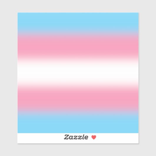 Gradient Transgender Prilag - Trans Flag Aufkleber (Blatt)