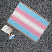 Gradient Transgender Prilag - Trans Flag Decke