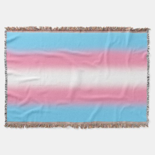 Gradient Transgender Prilag - Trans Flag Decke (Vorderseite)