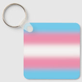 Gradient Transgender Prilag - Trans Flag Schlüsselanhänger (Vorderseite)