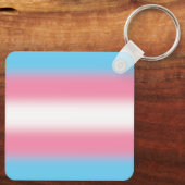 Gradient Transgender Prilag - Trans Flag Schlüsselanhänger (Rückseite)