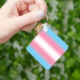 Gradient Transgender Prilag - Trans Flag Schlüsselanhänger
