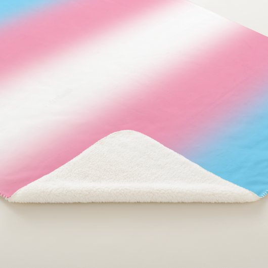 Gradient Transgender Prilag - Trans Flag Sherpadecke (3/4)