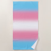 Gradient Transgender Prilag - Trans Flag Strandtuch (Vorderseite)