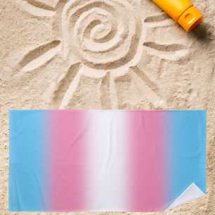 Gradient Transgender Prilag - Trans Flag Strandtuch