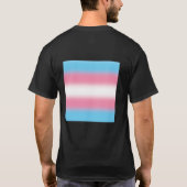 Gradient Transgender Prilag - Trans Flag T-Shirt (Rückseite)