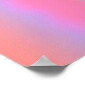 Gradient Tropical Sunrise Glow Poster (Ecke)