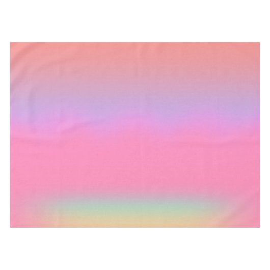 Gradient Tropical Sunrise Glow Tischdecke (Vorderseite (Horizontal))