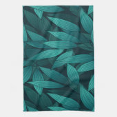 Gradient tropische Blätter Geschirrtuch (Vertikal)