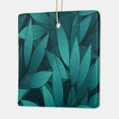 Gradient tropische Blätter Keramikornament (Links)