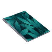 Gradient tropische Blätter Notizblock (Rechte Seite)