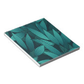 Gradient tropische Blätter Notizblock (angewinkelt)