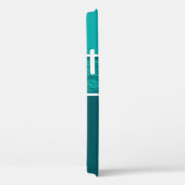 Gradient Türkis Handy Case für Mädchen (Rückseite / Rechts)