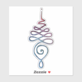 Gradient Unalome Aufkleber