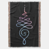 Gradient Unalome Decke (Vorderseite Vertikal)