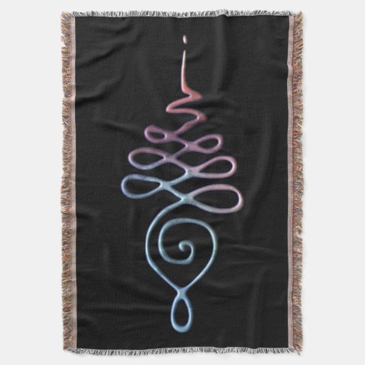 Gradient Unalome Decke (Vorderseite Vertikal)