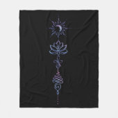 Gradient Unalome Group Fleecedecke (Vorderseite)