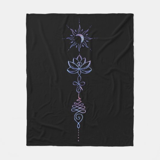 Gradient Unalome Group  Fleecedecke (Vorderseite)