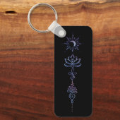 Gradient Unalome Group Keychain Schlüsselanhänger (Vorderseite)