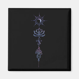 Gradient Unalome Group Magnet