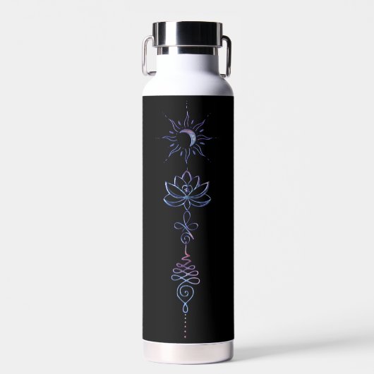 Gradient Unalome Gruppe Trinkflasche (Vorne)