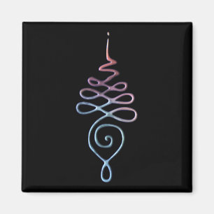 Gradient Unalome Magnet