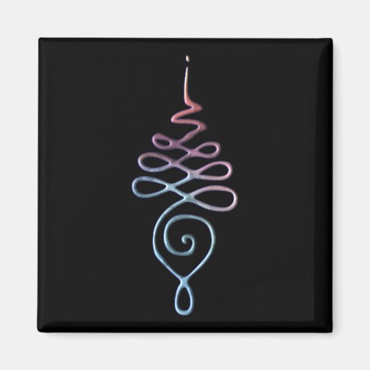 Gradient Unalome Magnet (Vorne)