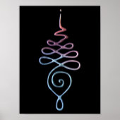 Gradient Unalome Poster (Vorne)
