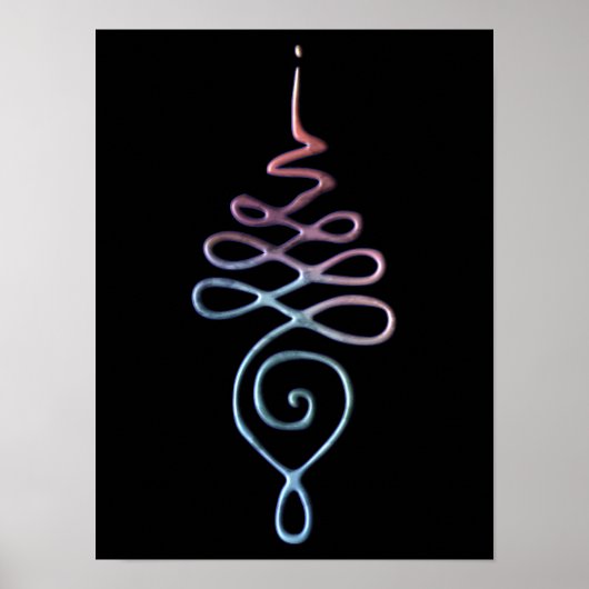 Gradient Unalome Poster (Vorne)