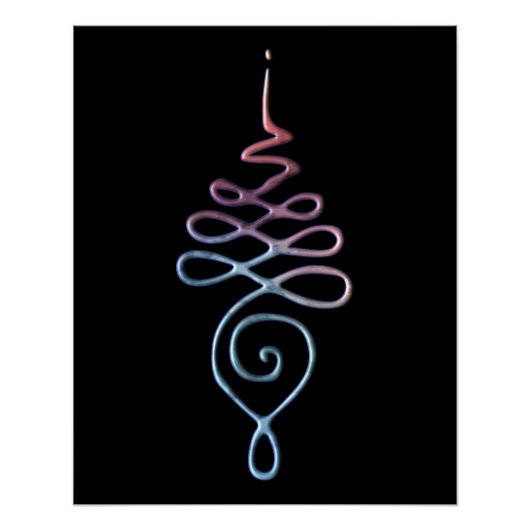 Gradient Unalome Poster (Vorderseite)