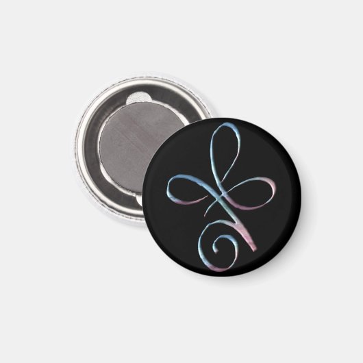 Gradient Unbedingte Liebe Magnet (Vorderseite/Rückseite)