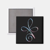 Gradient Unbedingte Liebe Magnet (Vorderseite/Rückseite)