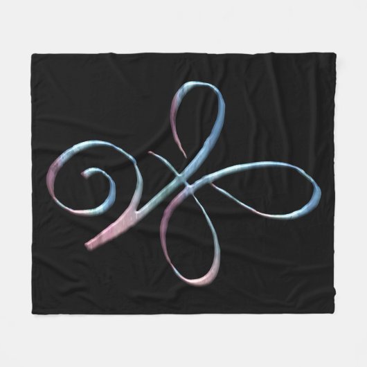 Gradient Unconditional Love Fleecedecke (Vorderseite (Horizontal))