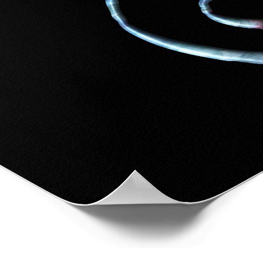 Gradient Unconditional Love Poster (Ecke)