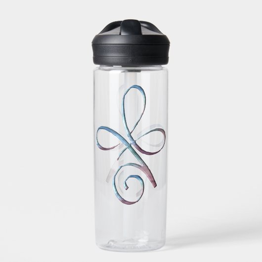 Gradient Unconditional Love Wasserflasche Trinkflasche (Vorderseite)
