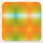 Gradient-Unterlage mit einer lebendigen Mischung a Rechteckiger Pappuntersetzer (Vorderseite)
