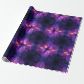 Gradient Violett Rosa Fusion Dunkles Abstraktes Mu Geschenkpapier (Ungerollt)
