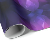 Gradient Violett Rosa Fusion Dunkles Abstraktes Mu Geschenkpapier (Rolleneckpunkt)