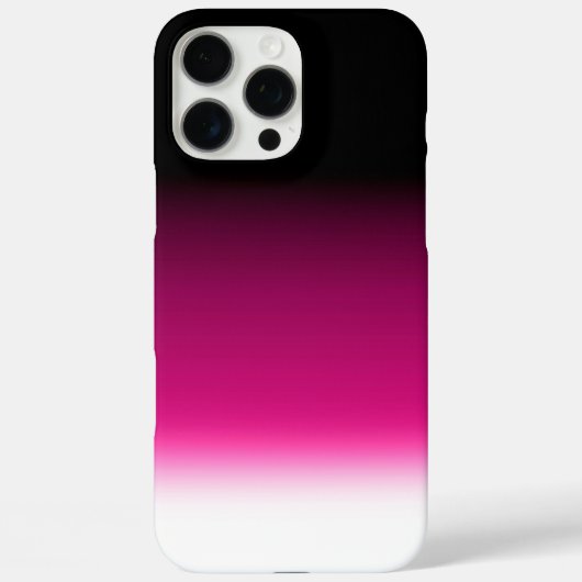 Gradient weiß rosa burgunder Case-Mate iPhone hülle (Rückseite)