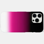 Gradient weiß rosa burgunder Case-Mate iPhone hülle (Rückseite (Horizontal))