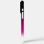 Gradient weiß rosa burgunder Case-Mate iPhone hülle (Rückseite / Links)