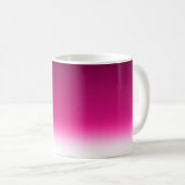 Gradient weiß rosa burgunder kaffeetasse (VorderseiteRechts)